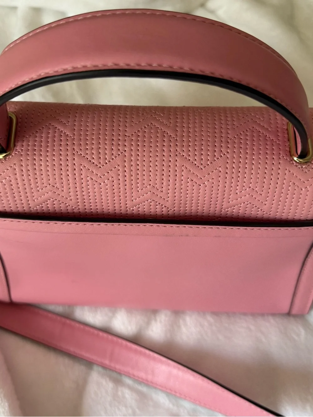 Michael Kors Whitney Medium Deco Quilted Leather Satchel